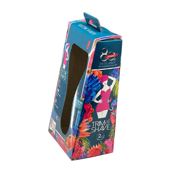 Shaver packaging box