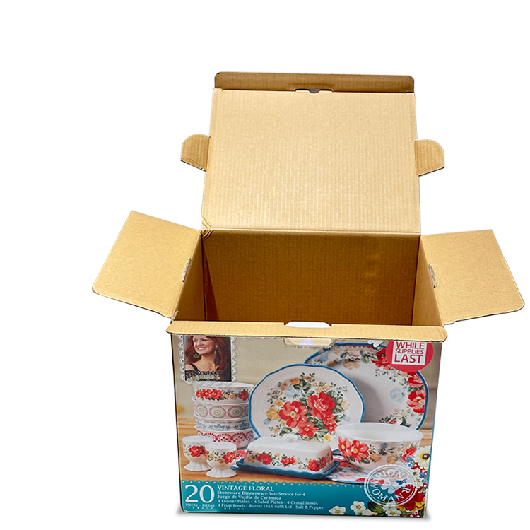 Tableware corrugated cardboard box