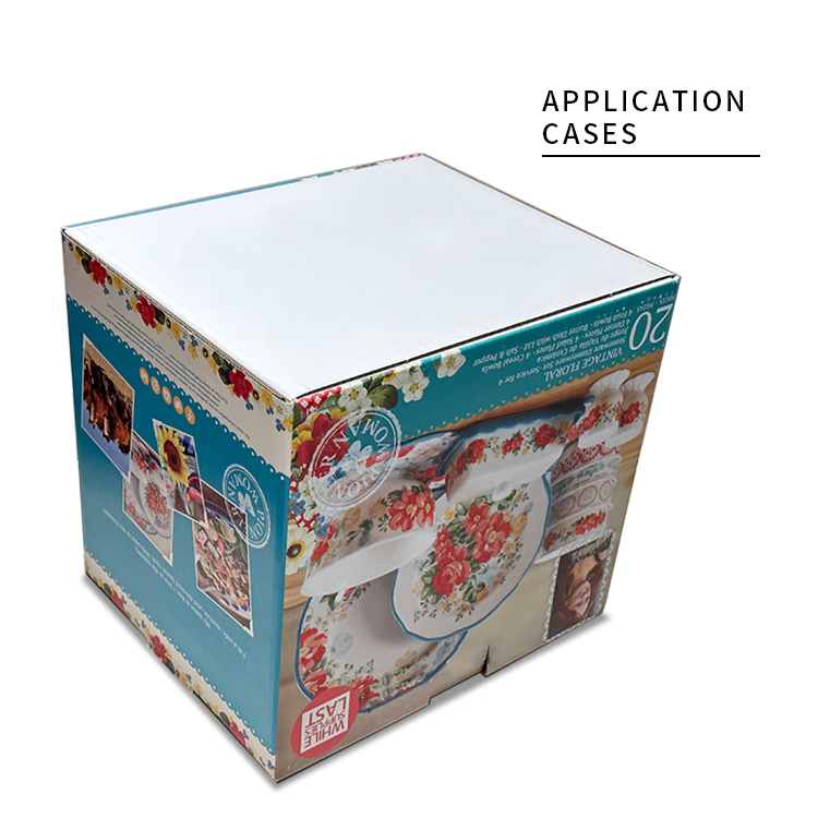 Tableware corrugated cardboard box