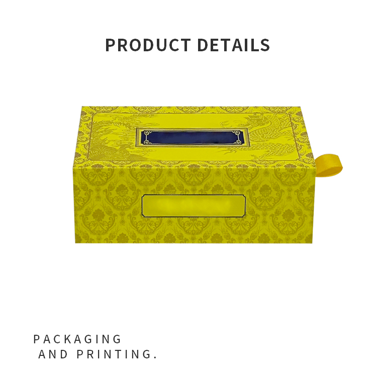 Yellow drawer gift box