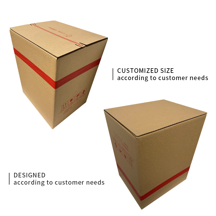 Zipper packaging cardboard box