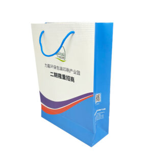 Advertising paper bag