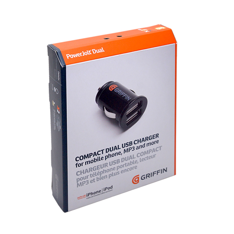 Car charger packaging color box