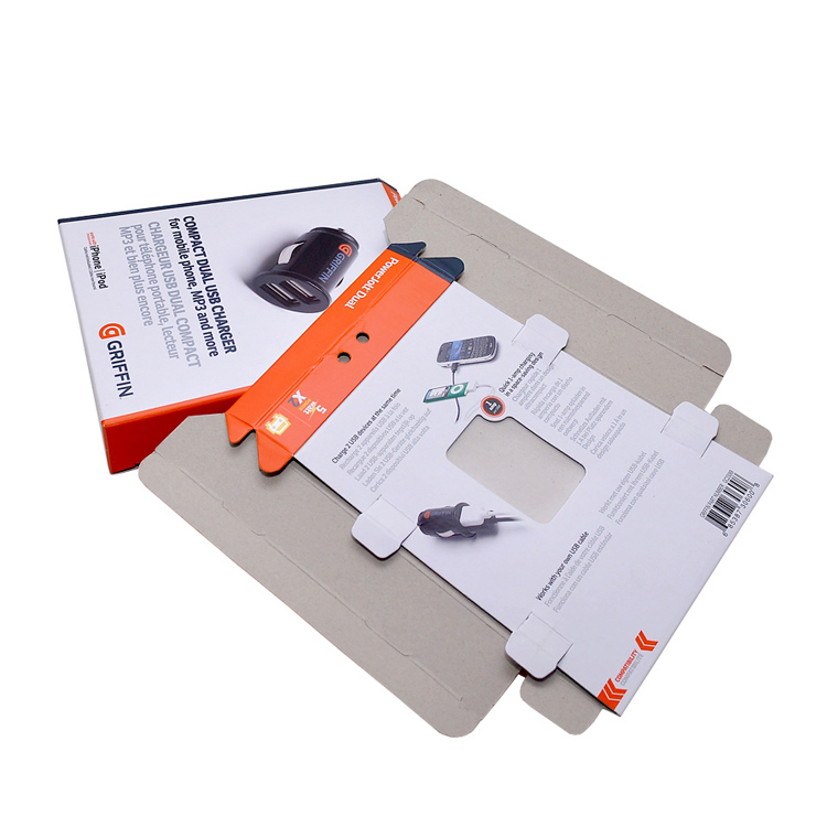 Charger packaging paper box