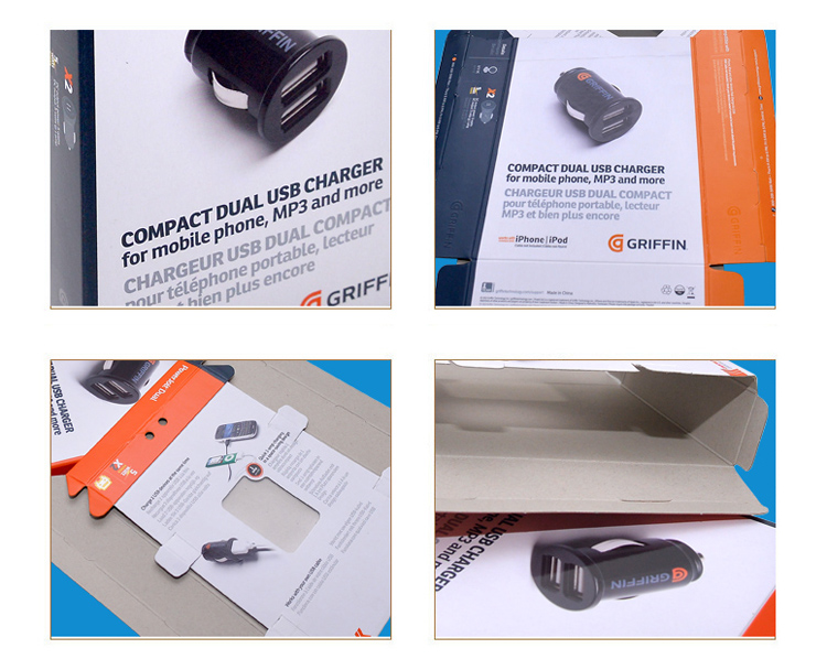 Charger packaging paper box