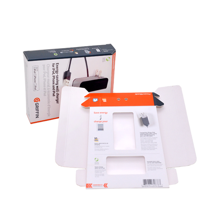 Charging cable packaging box