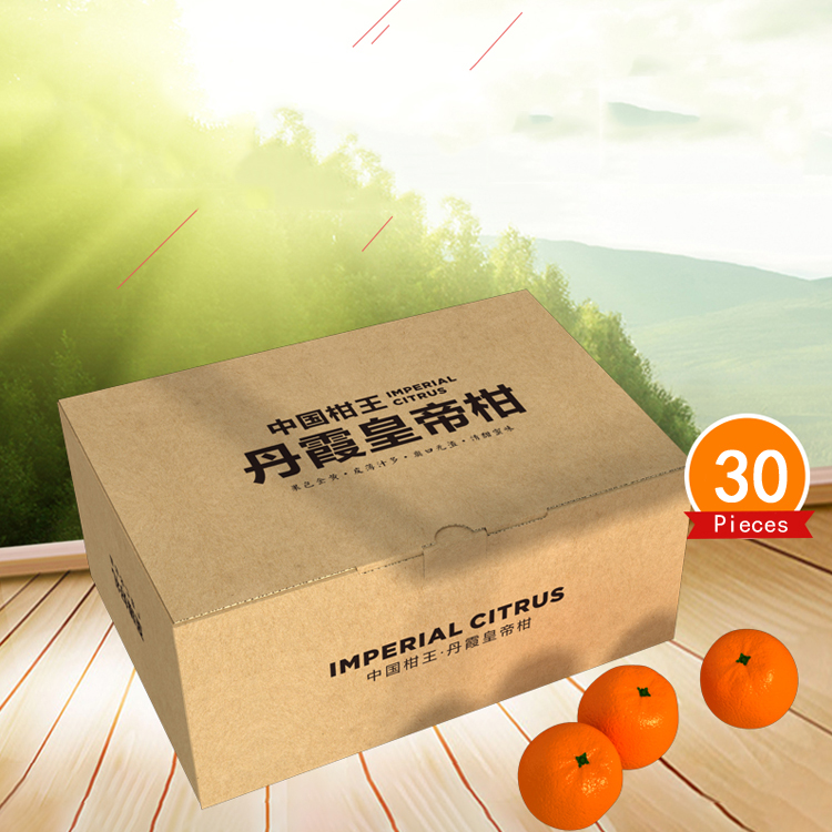 Citrus packaging cardboard box