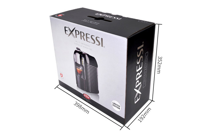 Coffee machine packaging paper box
