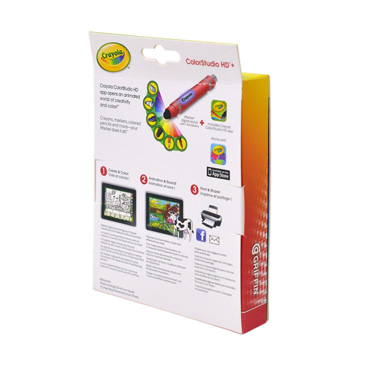 Color box with hanging hole