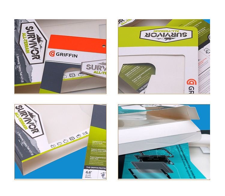 Computer protective case packaging box