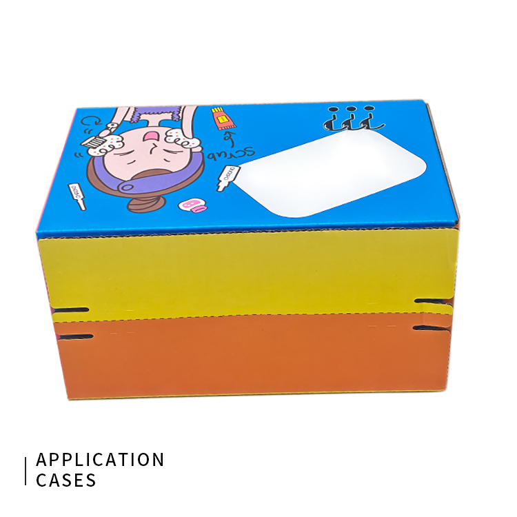Cosmetics express cardboard box