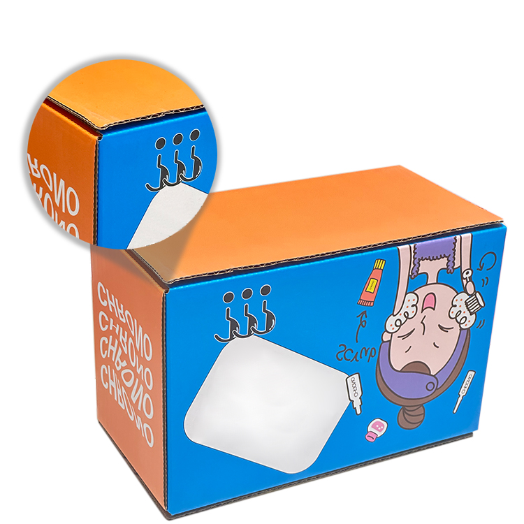 Cosmetics shipping cardboard box
