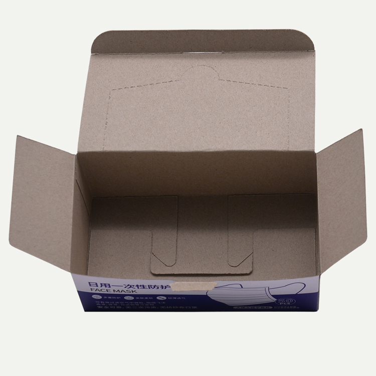 Disposable mask packaging paper box