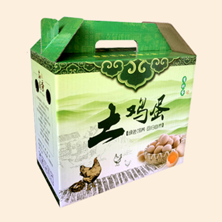 Egg packaging color box