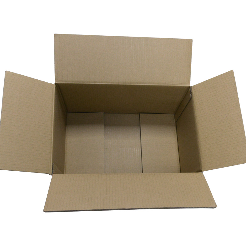Five layer corrugated paper packaging box