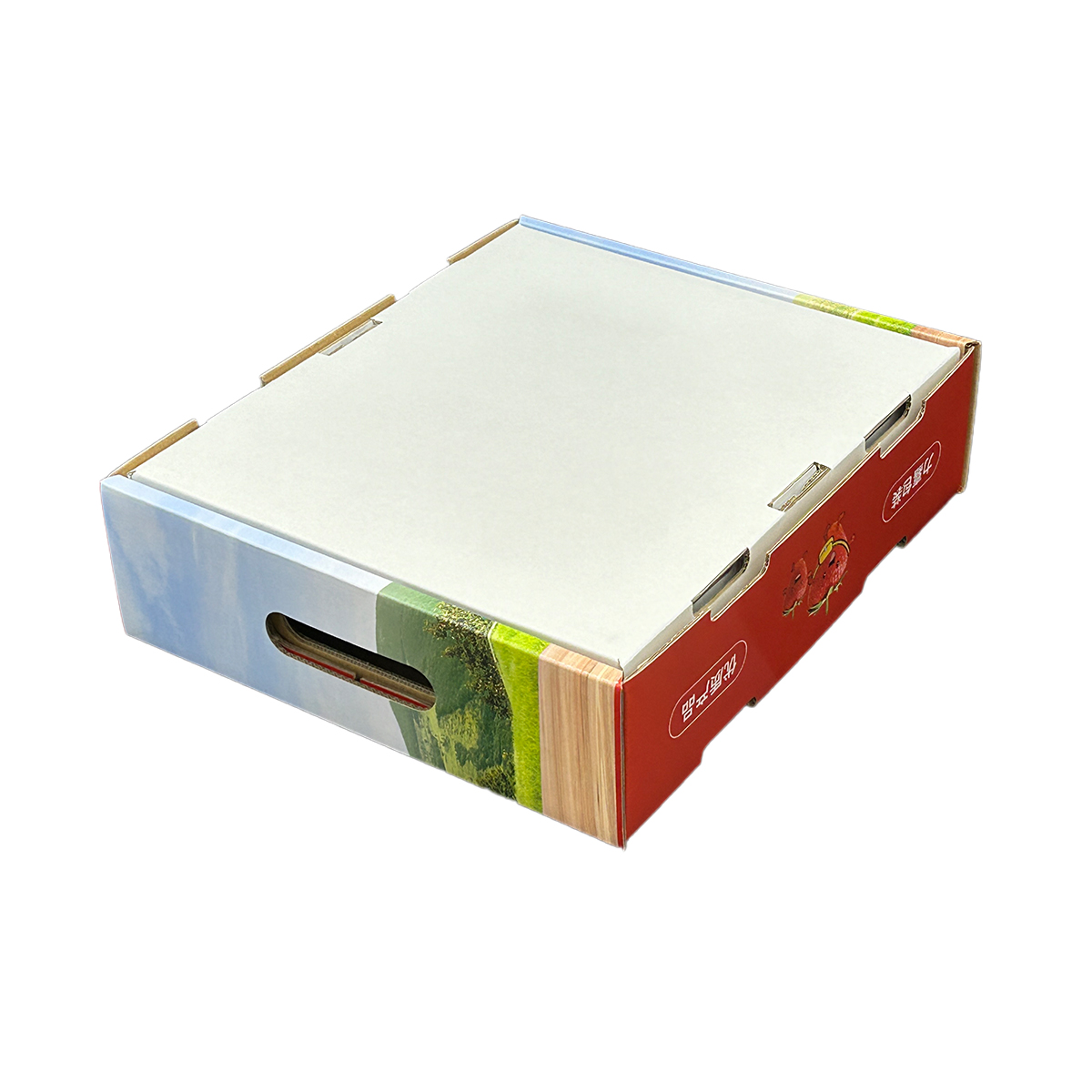 Fruit packaging color box