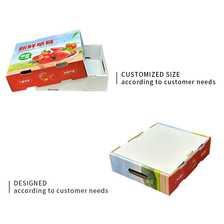 Fruit packaging color box