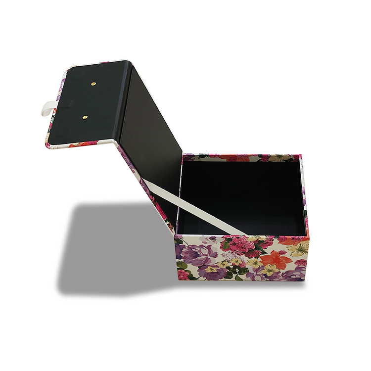 Gift box with drawstring