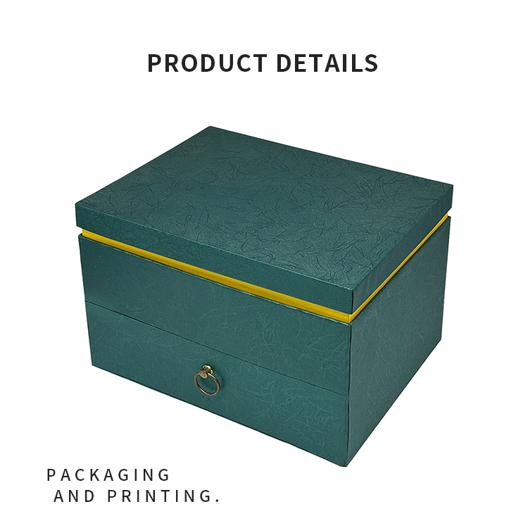 Green packaging cardboard box