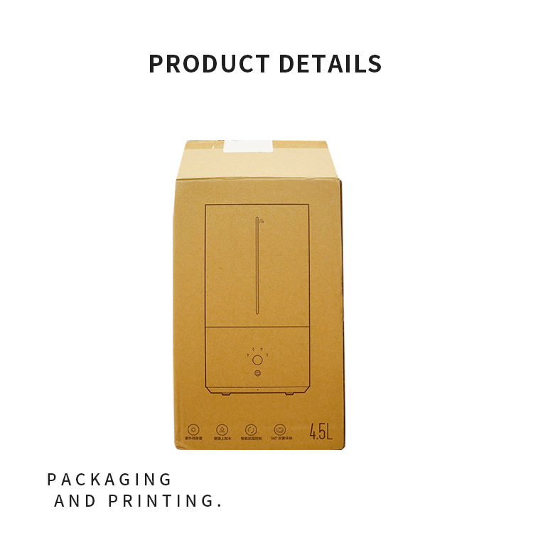 Handheld corrugated cardboard box