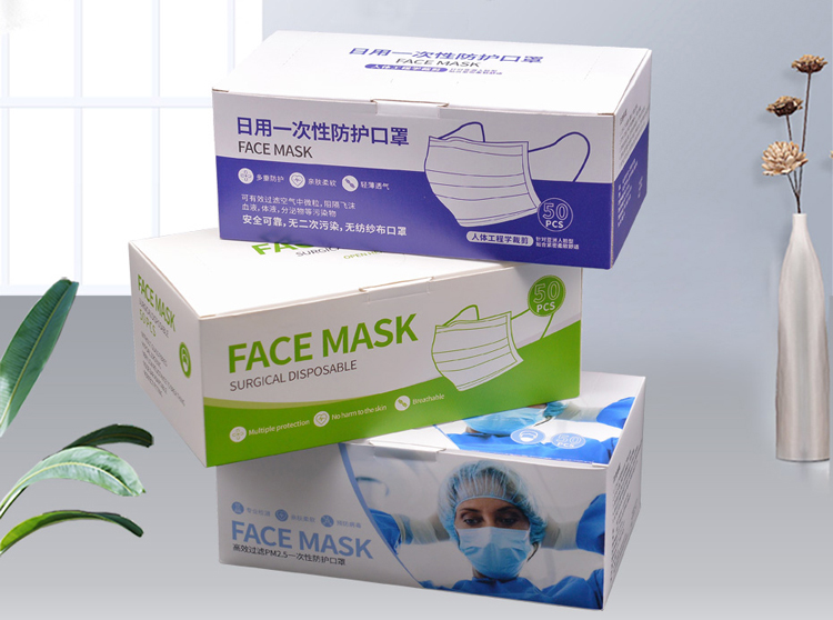 Mask outer packaging box