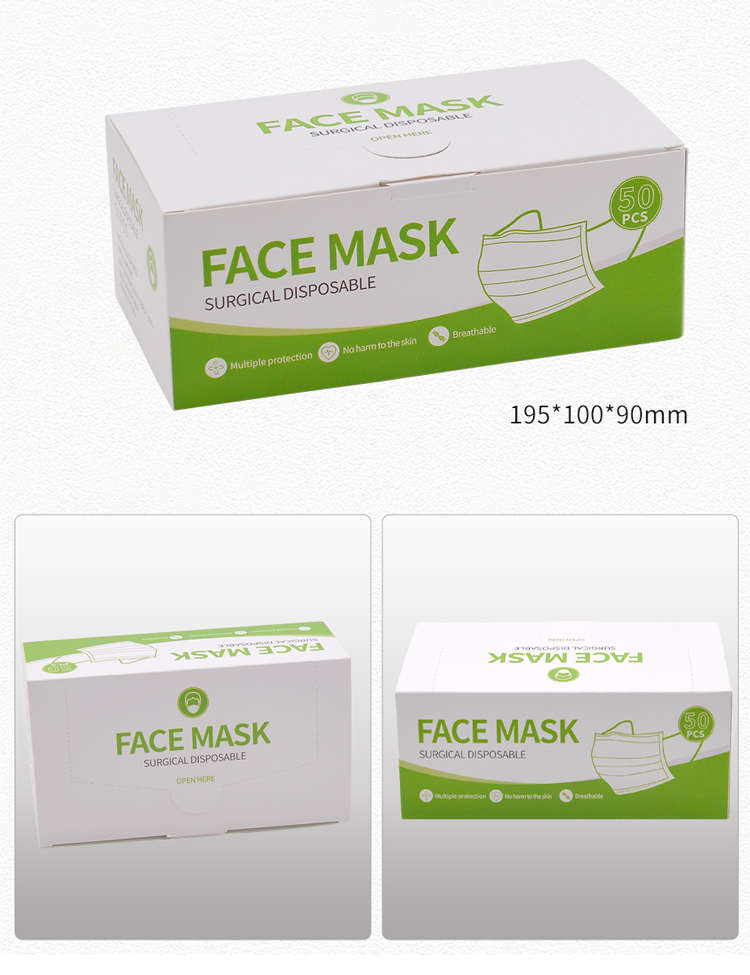 Mask packaging box