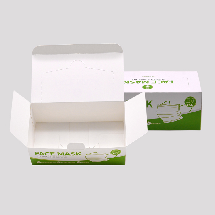 Mask packaging color box