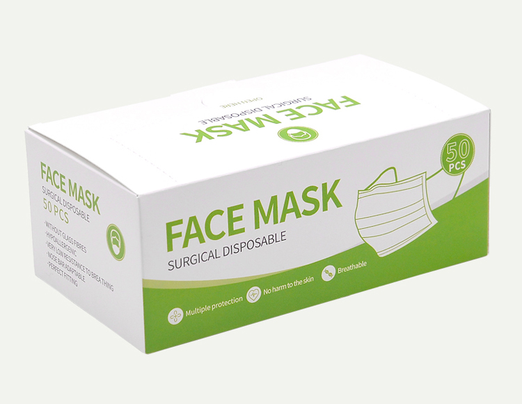 Mask packaging paper box