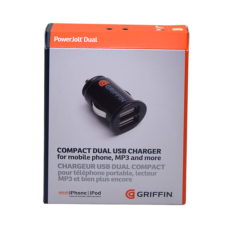 Mobile phone charger packaging box