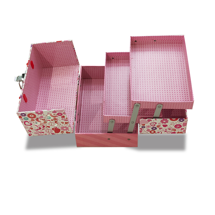 Multi layer storage gift box