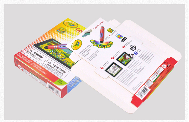 Packaging box hanging hole