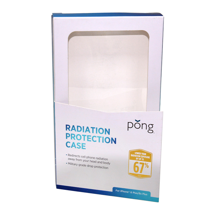 Packaging box with window