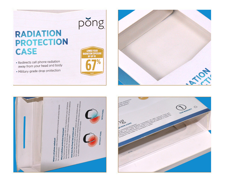 Packaging box with window