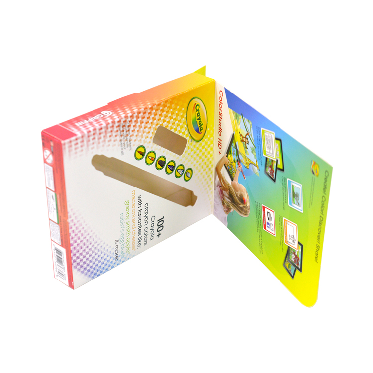 Paper box with hanging hole