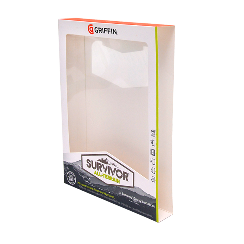 Protective case packaging box for windows