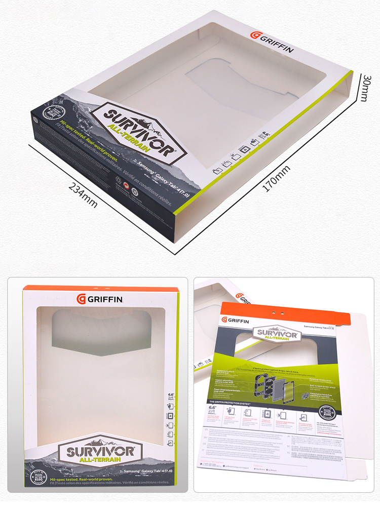 Protective cover packaging box