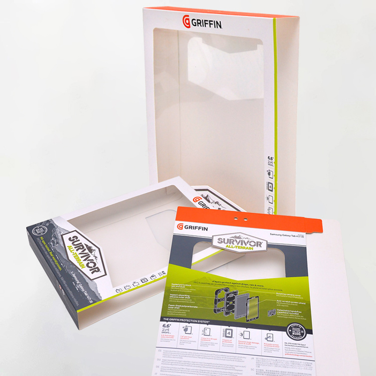 Protective cover packaging paper box