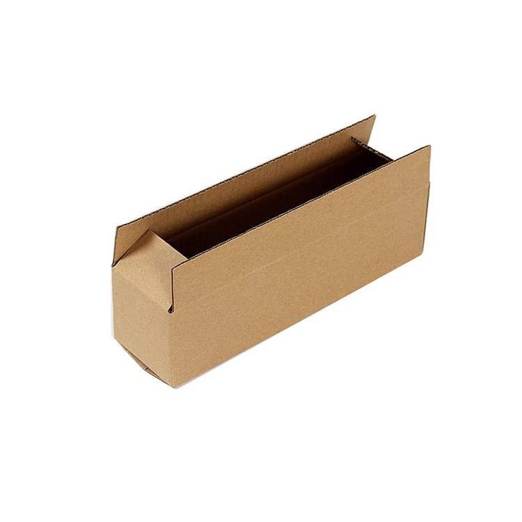 Rectangular corrugated cardboard box