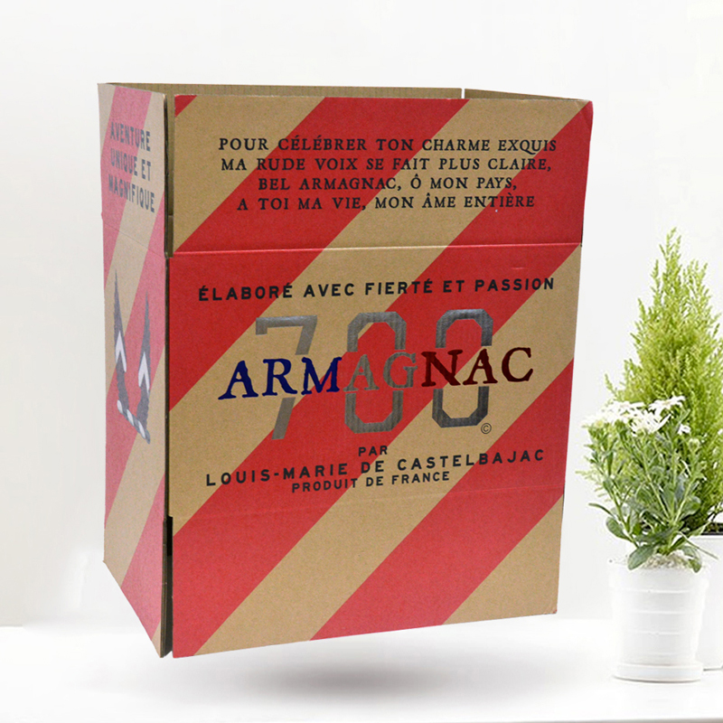 Red wine packaging box