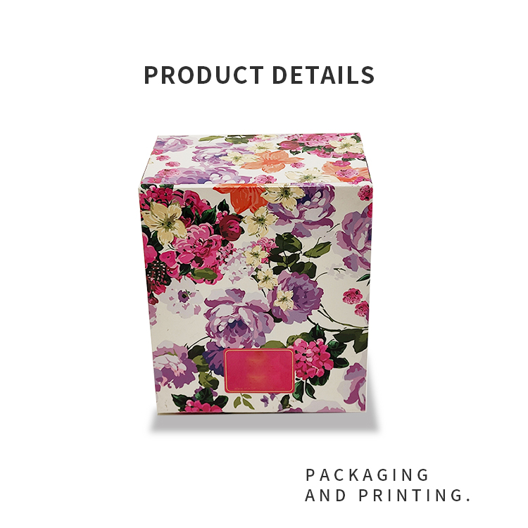 Rose Printed Magnetic Gift Box