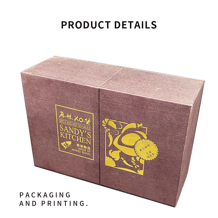 Sauce packaging box