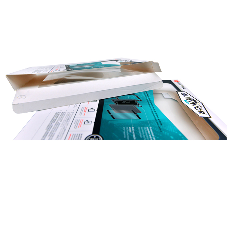 Tablet computer protective cover packaging box