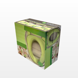 Toilet packaging box