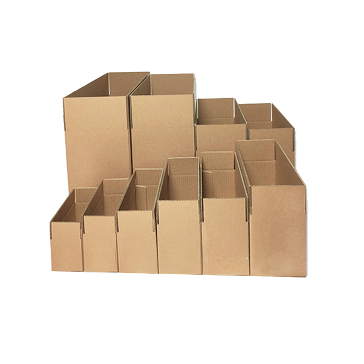 Transport corrugated cardboard boxes