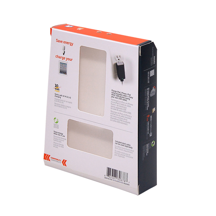 USB charging head packaging box