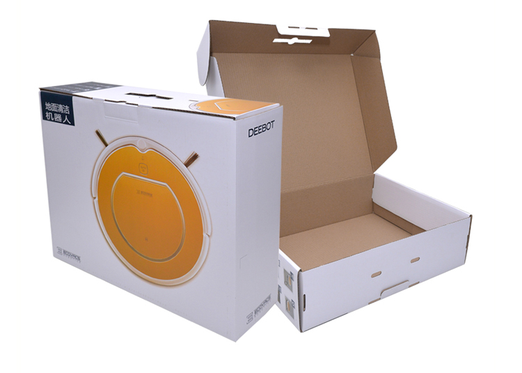 Vacuum cleaner corrugated cardboard box