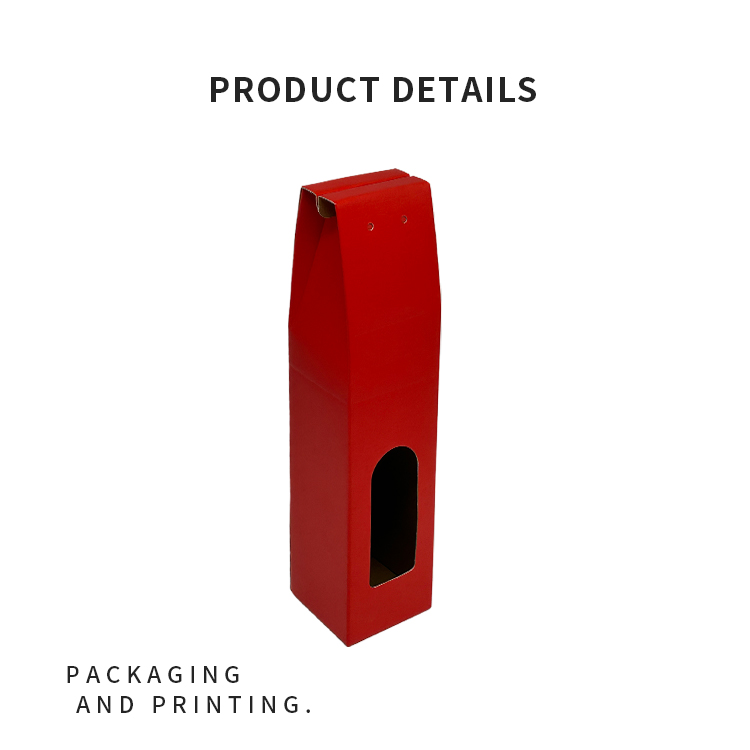 Wine box with window