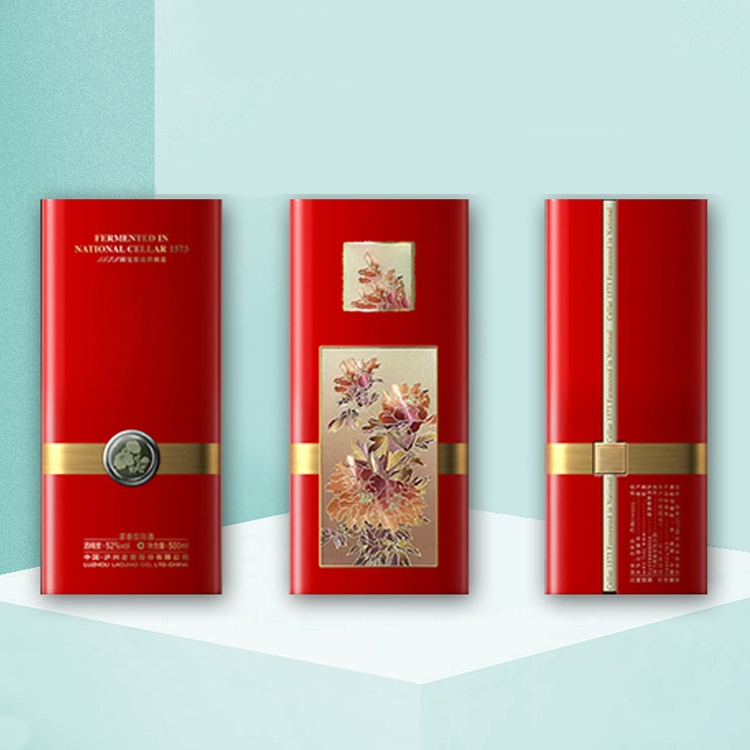 Wine packaging color box