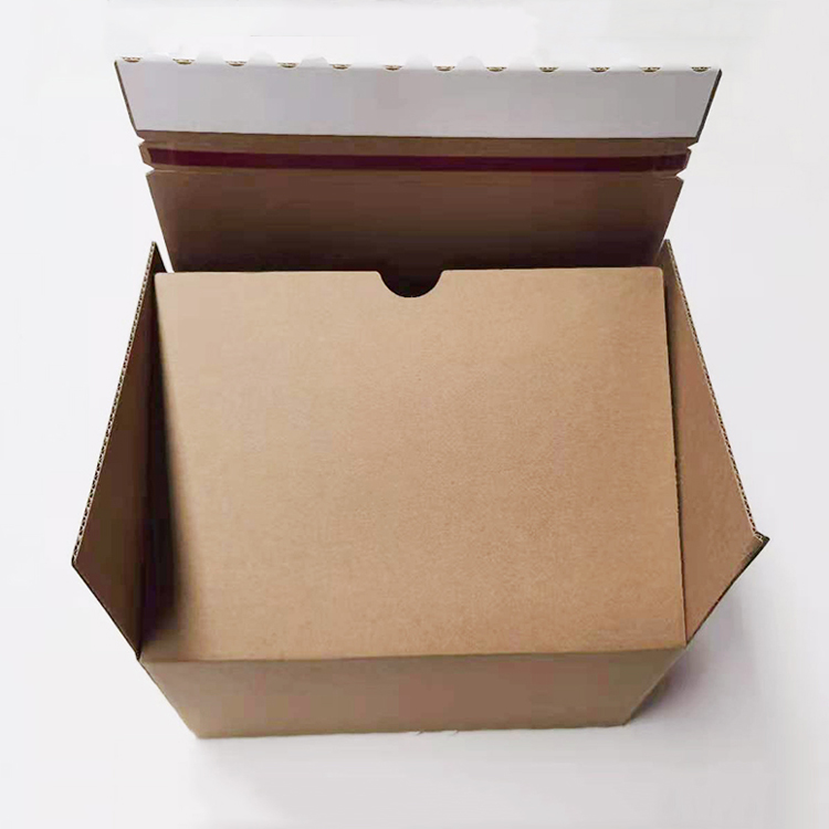 Zipper cardboard box