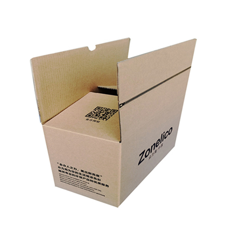 Zipper packaging cardboard box